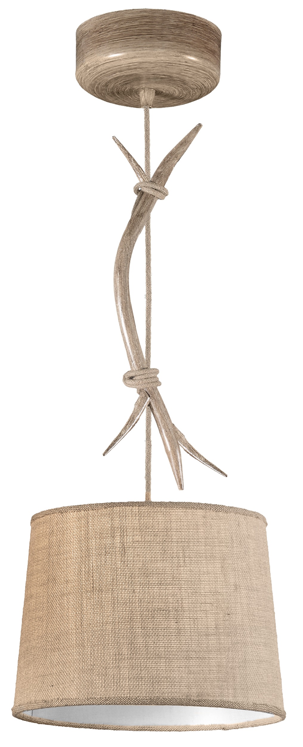 Mantra Sabina lampa wisząca 1x20W drewno 6410