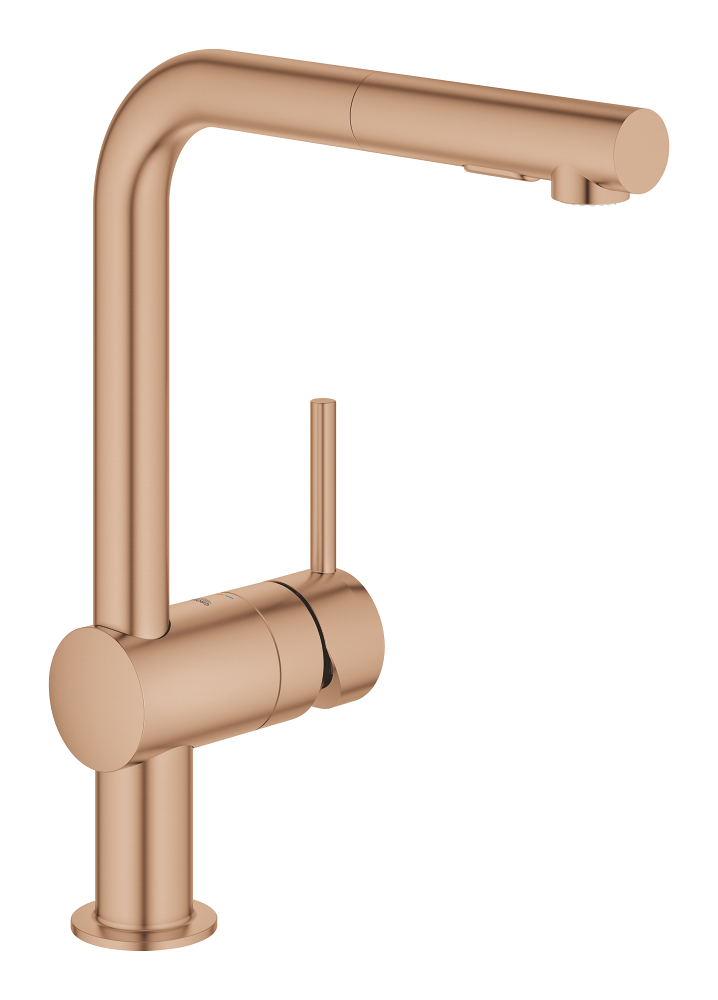 Grohe Minta bateria kuchenna stojąca Brushed Warm Sunset 30274DL0 - Wysyłka w 24h