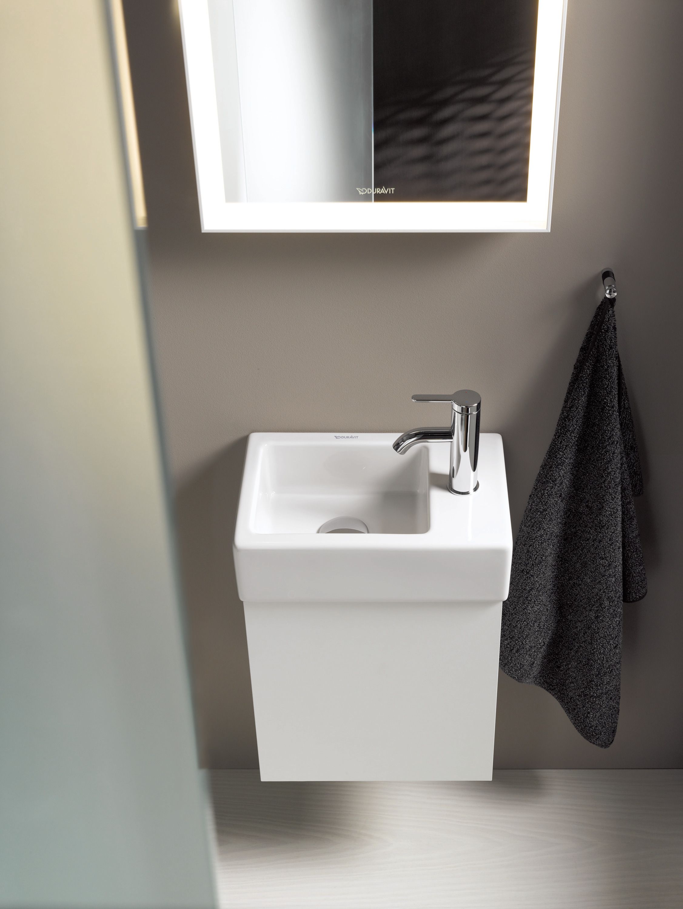 Duravit Vero Air umywalka 38x25 cm prostokątna WonderGliss biała 07243800001