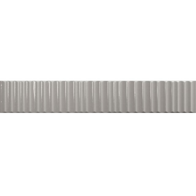 Płytka ścienna Vilar Albaro FUJI IRON GREY błyszcząca 5x30 gat. I