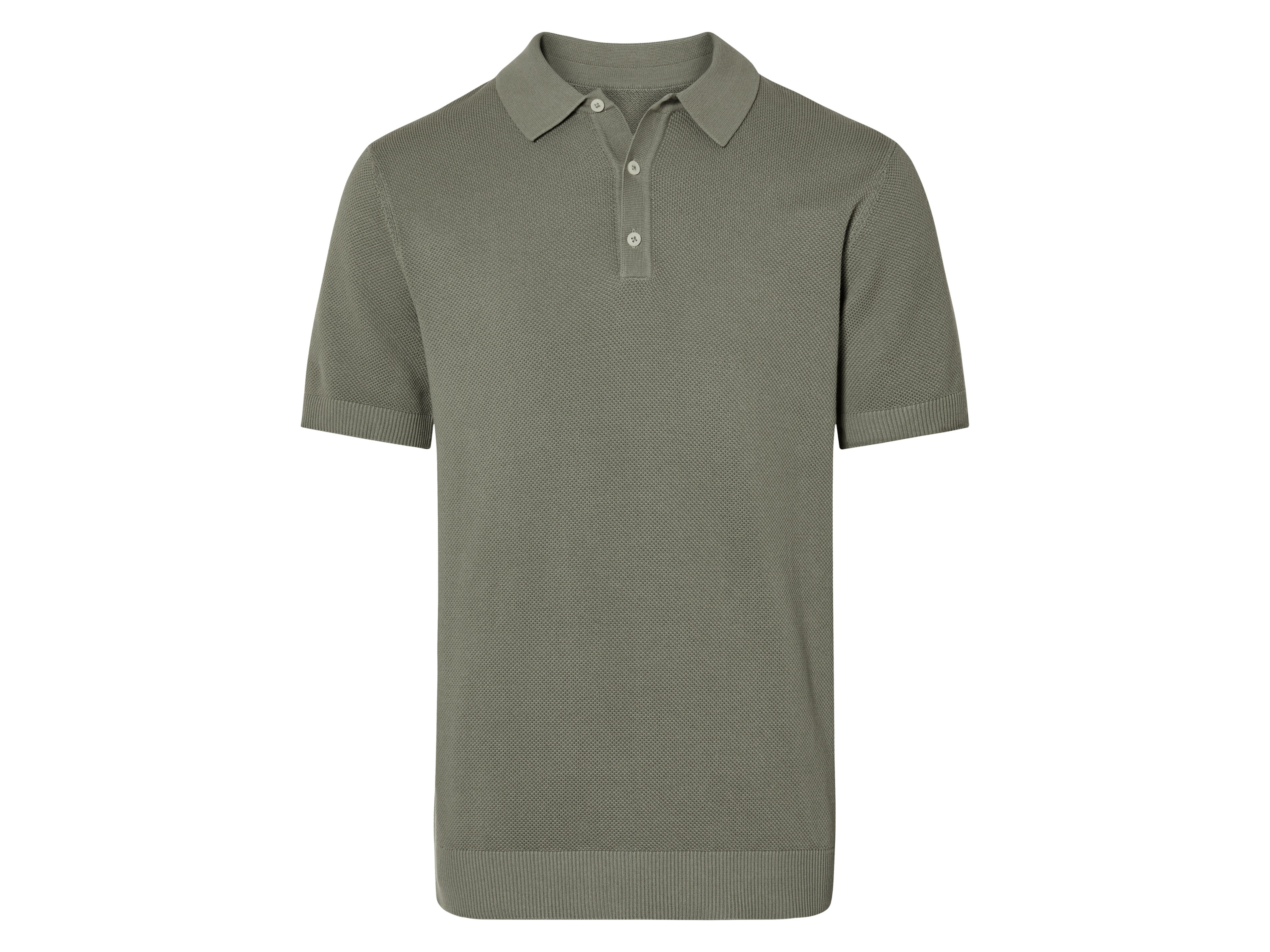 esmara Men Koszulka polo premium męska z bawełny, Khaki, XL (56/58), ściągacze na rękawach, Oeko-Tex Standard 100