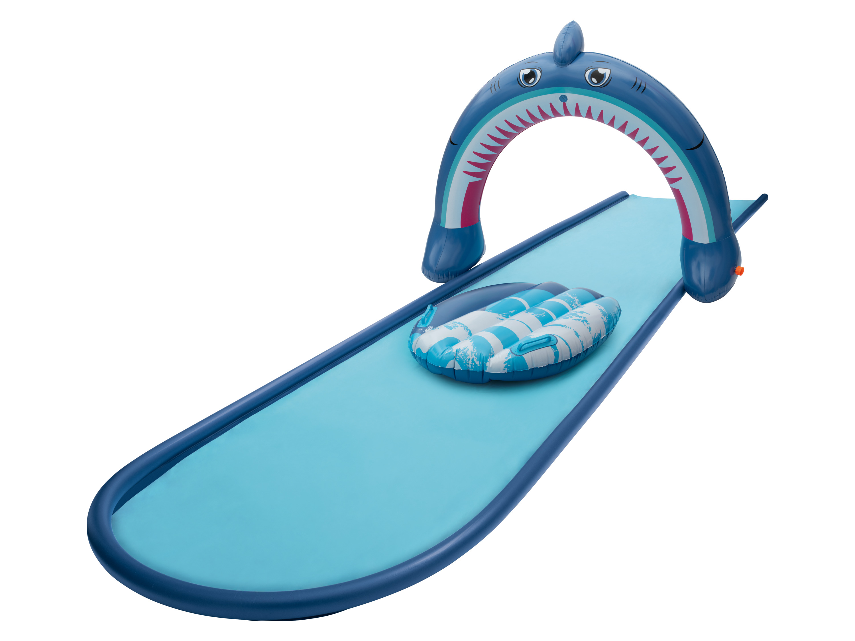 Playtive Ślizgawka wodna z łukiem w kształcie rekina i deską bodyboard