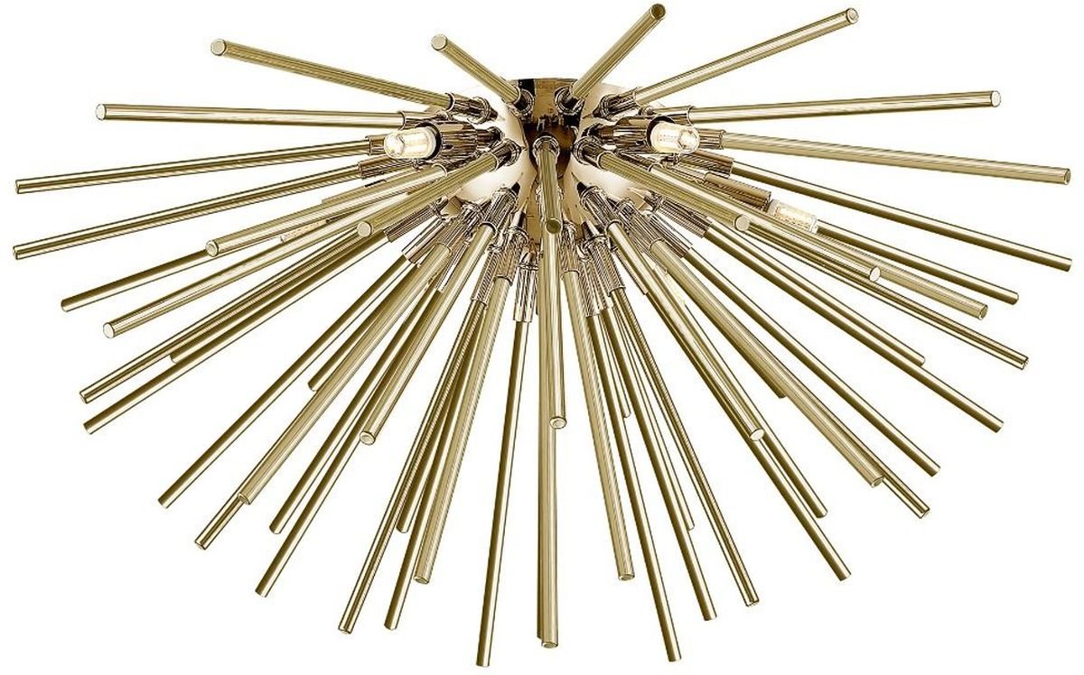 Darmowa Dostawa - Lampa podsufitowa 6x42 W złota Zuma Line Urchin C049106BF7DY