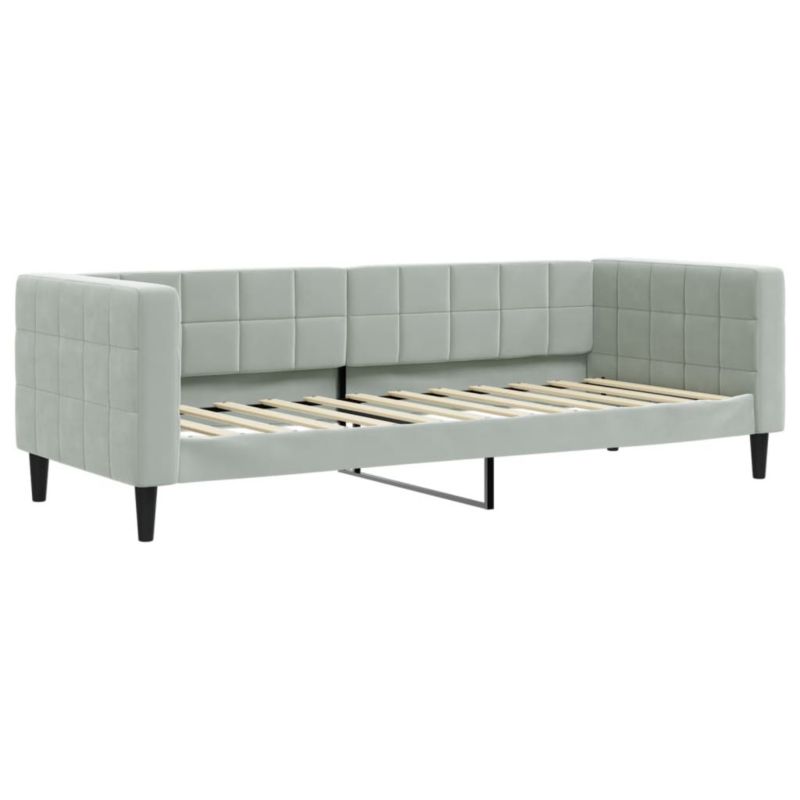 Łóżko dzienne WaszeMeble 80x200 cm jasnoszara WM-354001 1 szt.