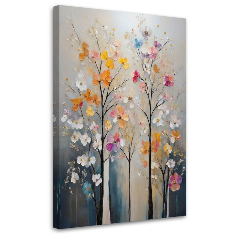 Obraz na płótnie Feeby Kolorowe Drzewo Abstrakcja 70x100cm 1szt