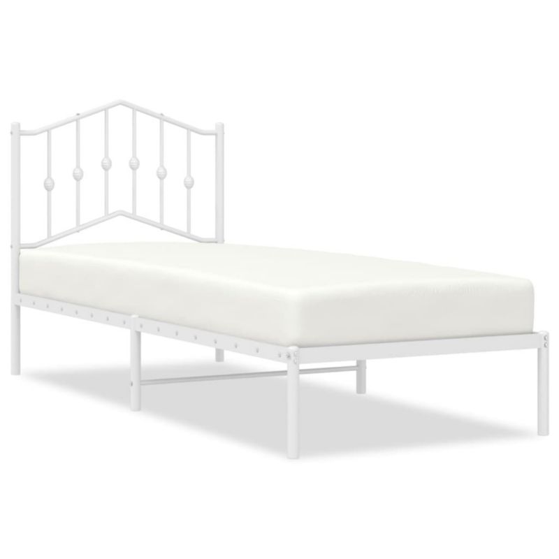 Łóżko metalowe WaszeMeble 90x190 cm biała WM-373830 1 szt.