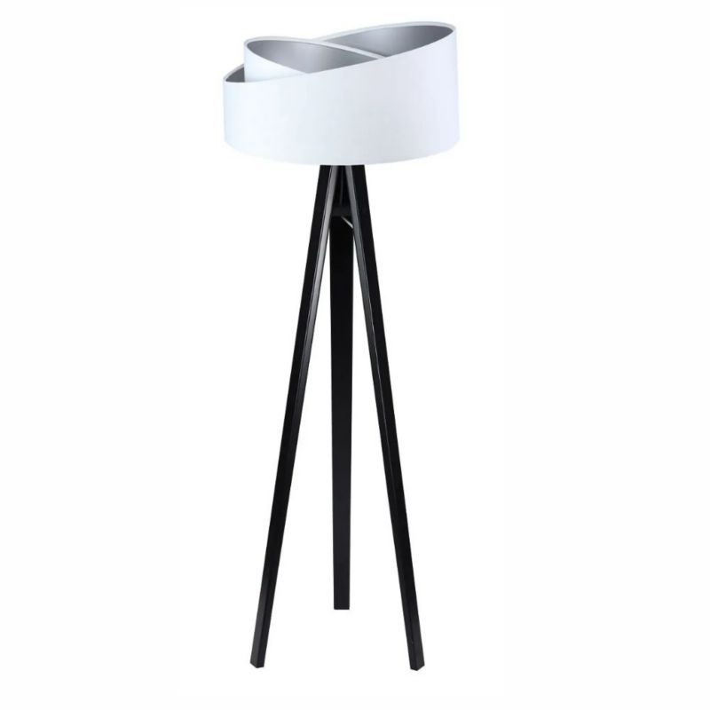 Lampa Bps Koncept stojąca GEMSTONE biała/srebrna/czarna 1 szt