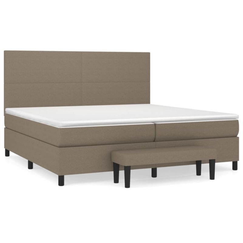 Łóżko kontynentalne WaszeMeble 200x200 Brązowe WM-3136465 1 szt.