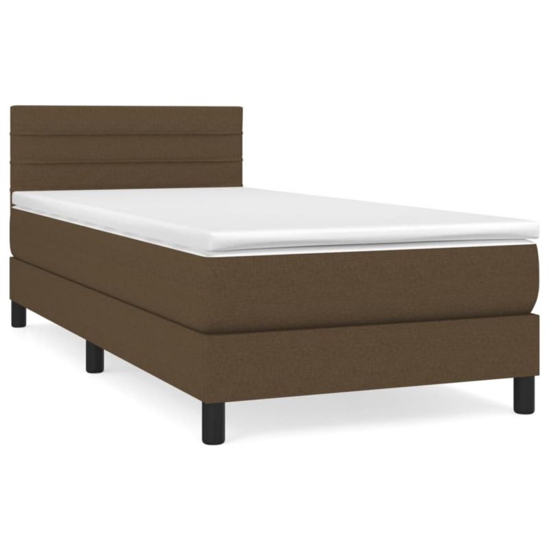 Łóżko kontynentalne WaszeMeble 80x200 cm brązowe WM-3140092 1 szt.