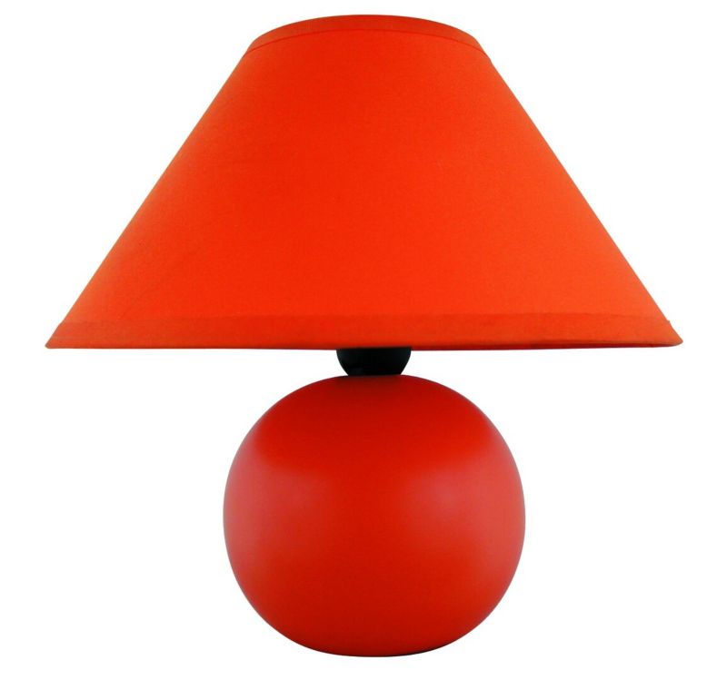 Lampka stołowa Rabalux Ariel pomarańczowa 1 x E14 x 40W IP20 wym: 19 x 20 x 20 cm ceramika - 1 szt.
