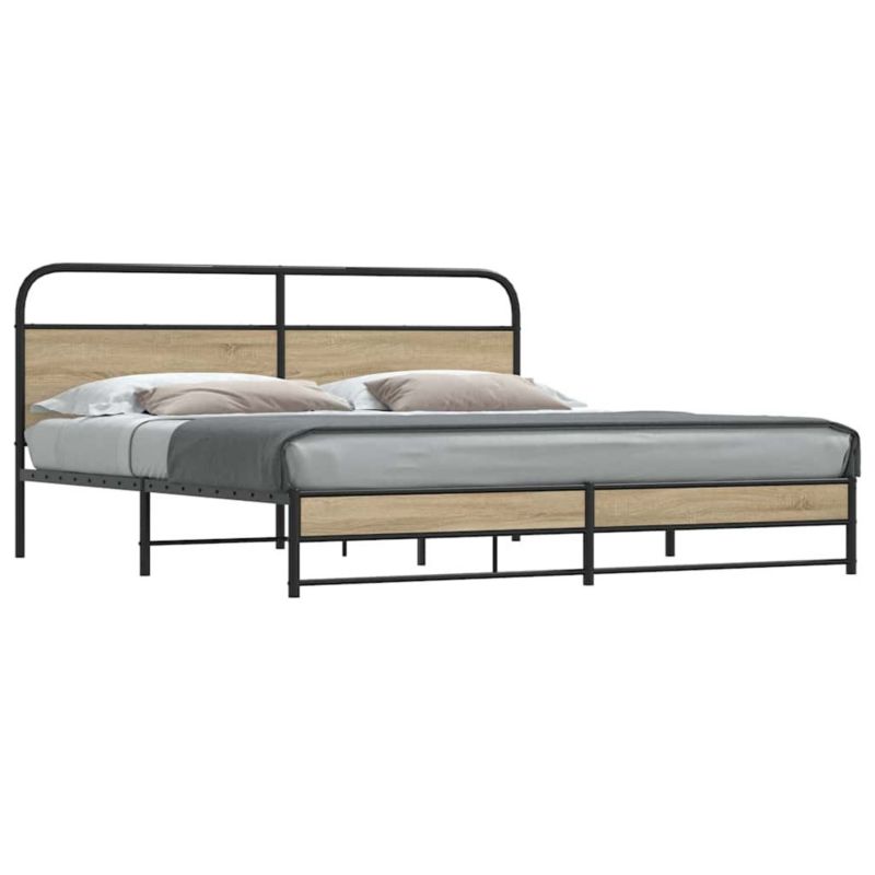 Łóżko metalowe WaszeMeble 183x213 cm dąb WM-3318681 1 szt.