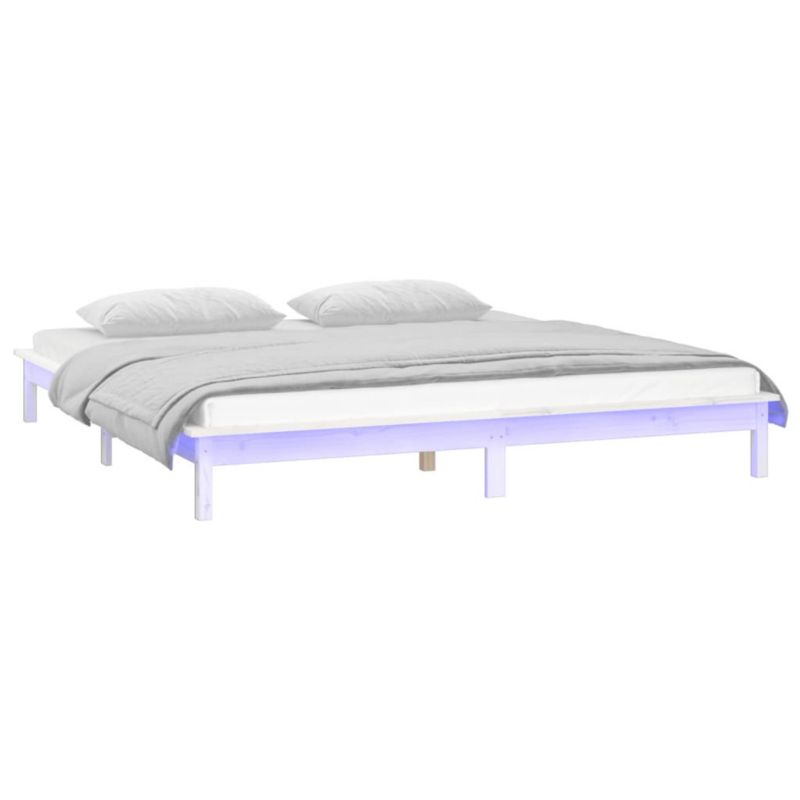 Łóżko drewniane WaszeMeble 200x200 cm biała WM-820627 1 szt.