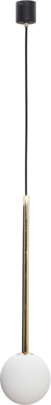 Lampa wisząca Zuma Line Ali 7750 czarno-złota-biała tuba 1xG9 x 40W 1 szt.