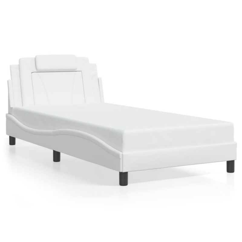 Łóżko tapicerowane WaszeMeble 100x200 cm biała WM-3208076 1 szt.