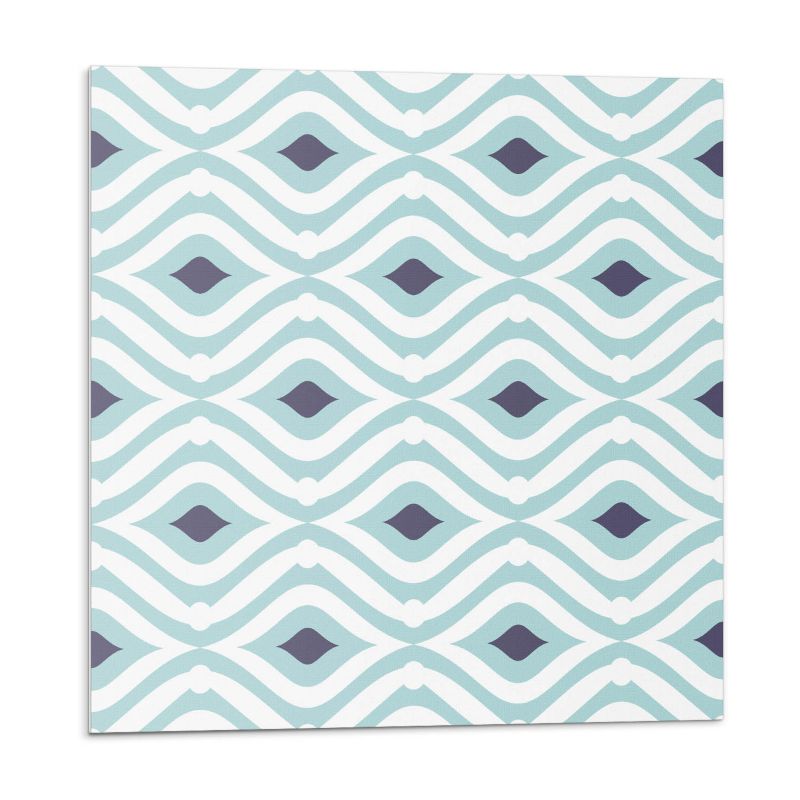 Kafelki samoprzylepne Wallfluent 30x30 cm Wzór fal i rombów 9 szt.
