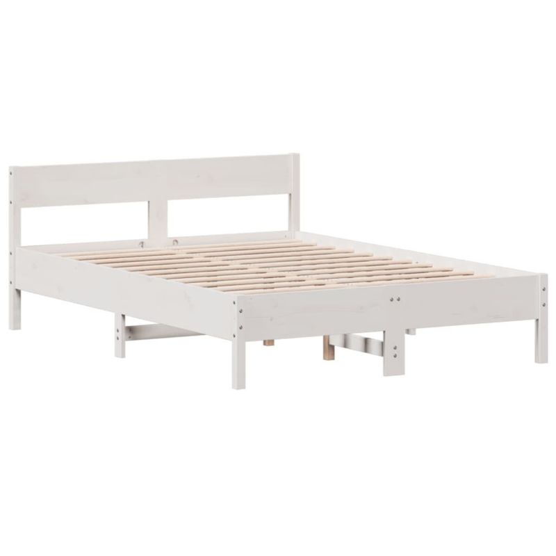 Łóżko drewniane WaszeMeble 160x200 cm biała WM-842743 1 szt.