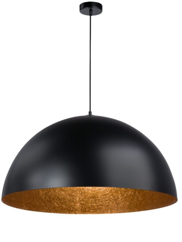 Lampa wisząca Sigma Lighting Sfera 8971 czarna-miedziana dekoracyjna 1xE27 x 1 szt.