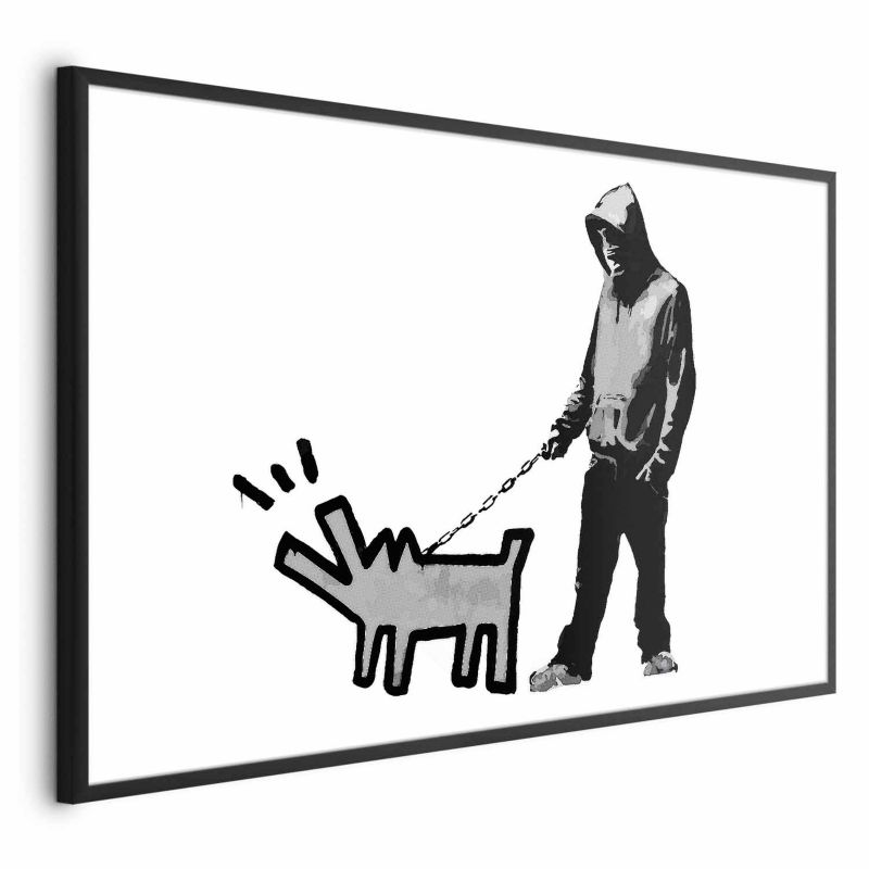 Plakat Artgeist Dog Art 60x40 cm z ramą czarną 1 szt