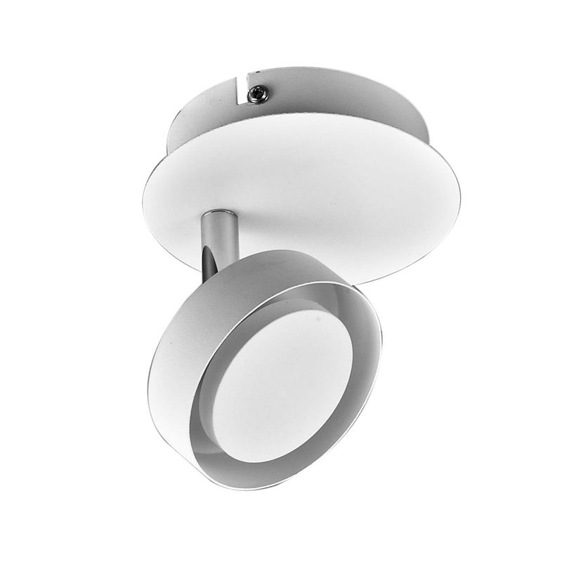 Kinkiet ścienny Italux Alexa biały styl nowoczesny LED 5W 3000K 500lm IP20 wym: 10 x 10 cm - 1 szt.