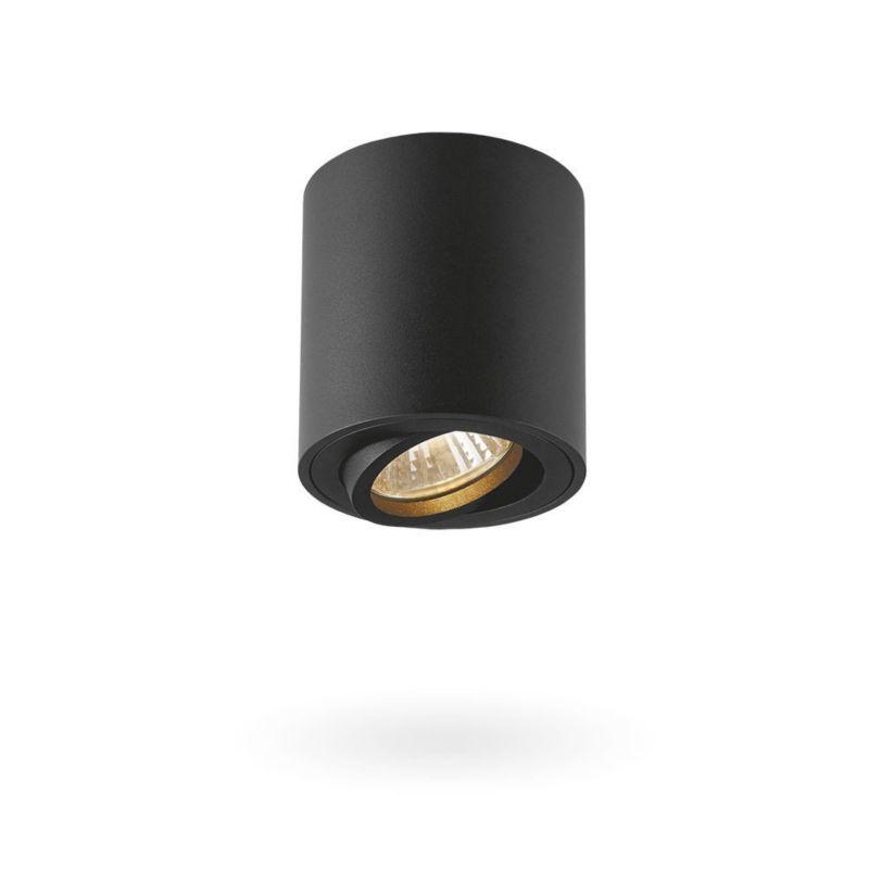 Spot sufitowy Videx Spotlight czarny 1 x GU10 x IP20 wym: 8,4 x 8 x 8 cm - 1 szt.