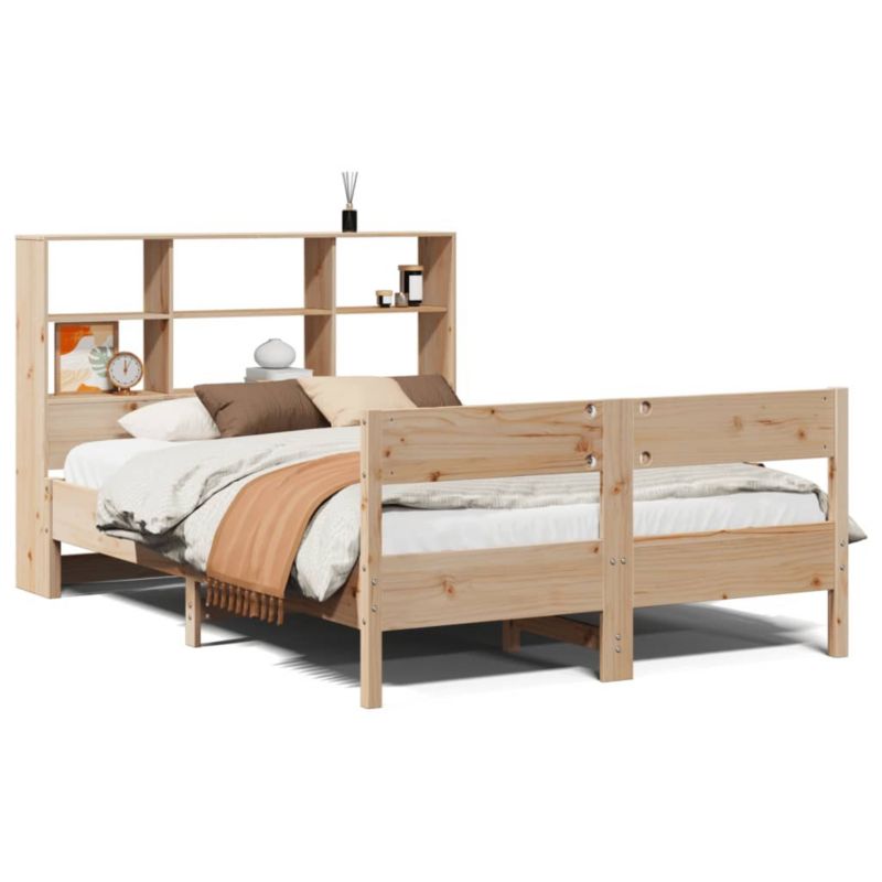Łóżko drewniane WaszeMeble 120x190 cm brązowe WM-3323005 1 szt.