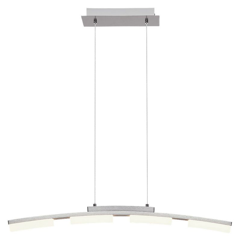 Żyrandol Rabalux Eucalyptus chrom satynowany-biały wym: 120 x 84,5 x 84,5 cm wbudowany LED 20W 1 szt.