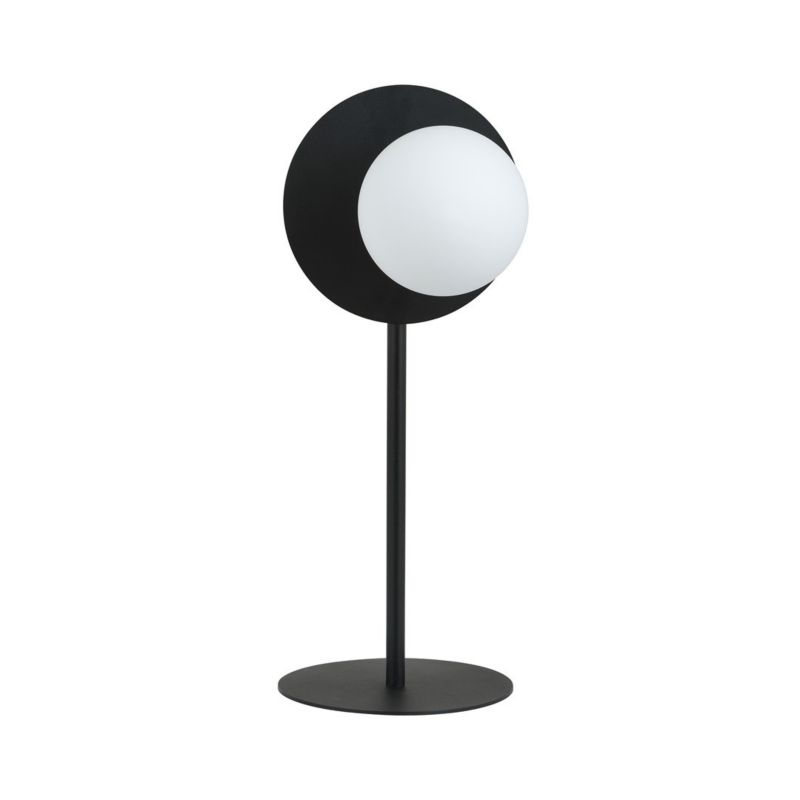 Lampka stołowa Emibig Oslo czarno-biała 1 x E14 x 10W IP20 wym: 50 x 20 x 20 cm szkło - 1 szt.
