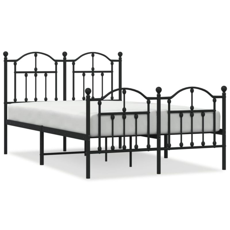 Łóżko metalowe WaszeMeble 120x190 cm czarna WM-353454 1 szt.