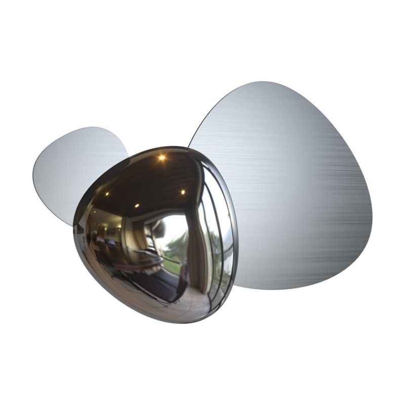 Kinkiet ścienny Maytoni Jack-Stone nikiel-srebrny LED 8W 3000K 350lm IP20 wym: 26,9 x 36,3 x 7,4 cm - 1 szt.