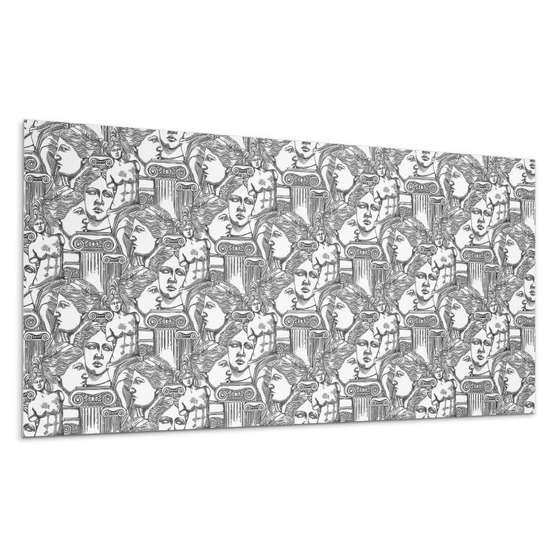 Panel samoprzylepny Wallfluent 100x50 cm Motyw z tradycyjnymi rzeźbami 1 szt.