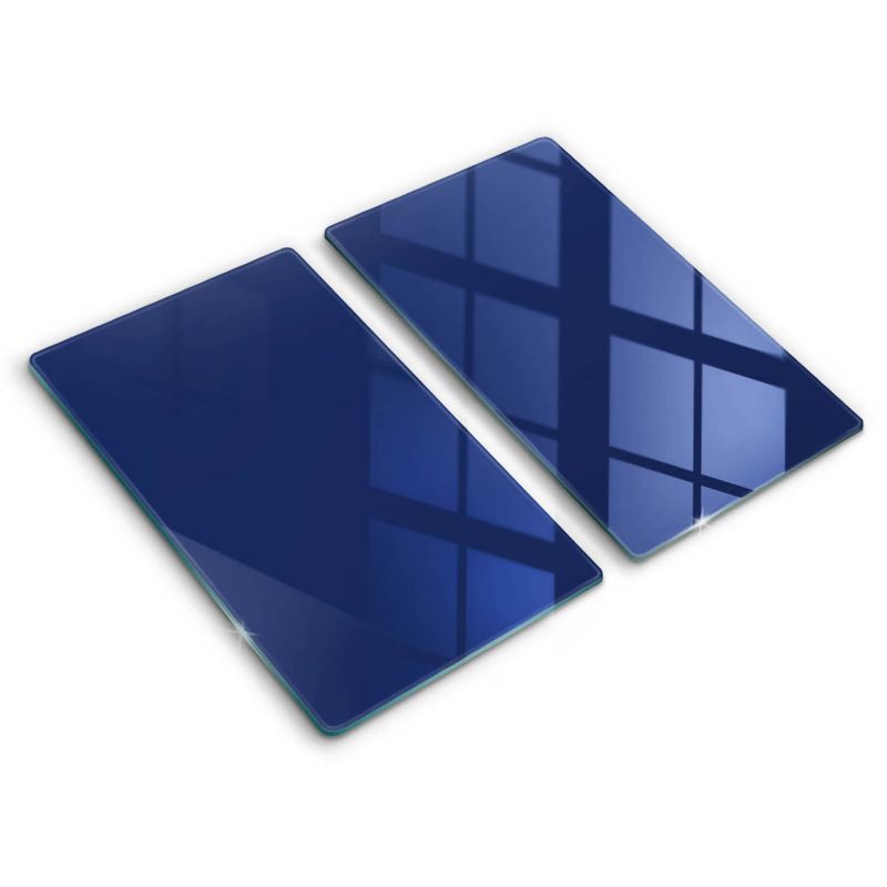 Szklana deska do krojenia Wallfluent 30x52 cm Kolor niebieski 2 szt.