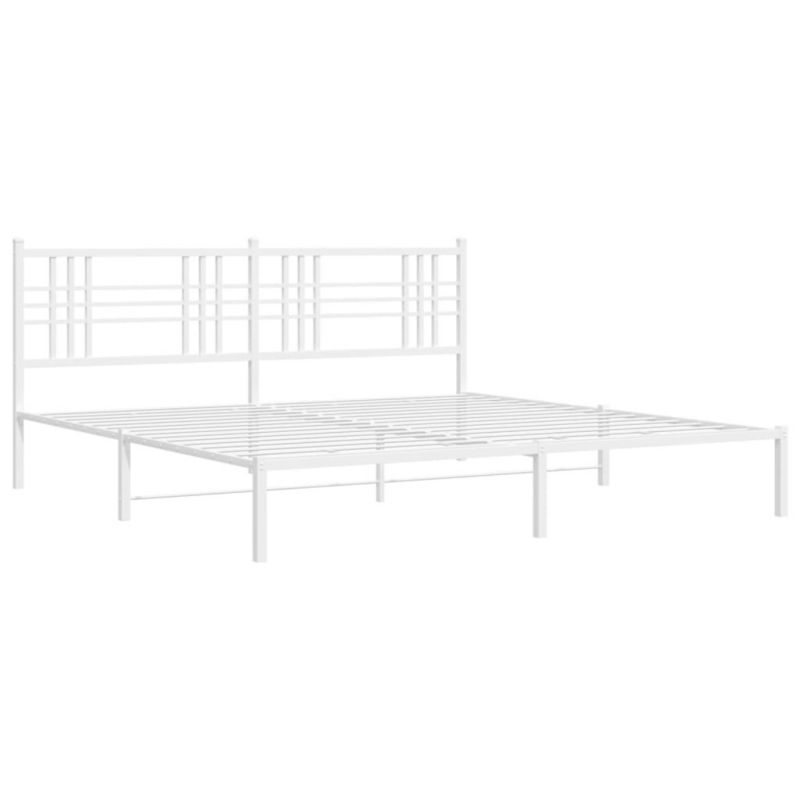 Łóżko metalowe WaszeMeble 193x203 cm biała WM-376379 1 szt.