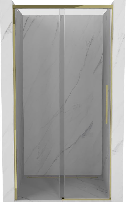 Drzwi prysznicowe Mexen Rox złote transparentne 100x200 cm 1 szt.