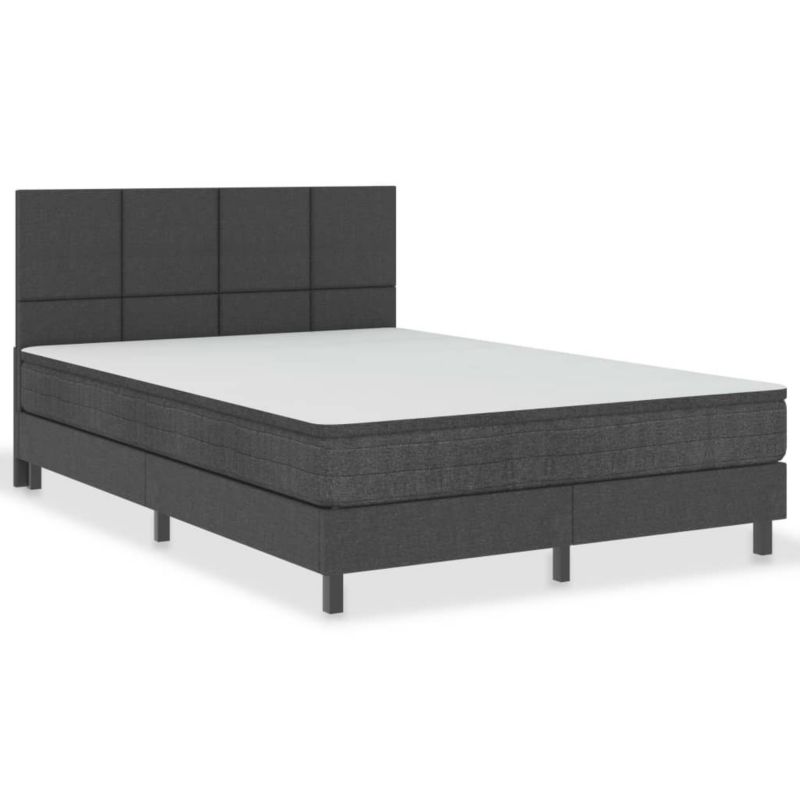 Łóżko kontynentalne WaszeMeble 180x200 cm ciemnoszare WM-3054718 1 szt.