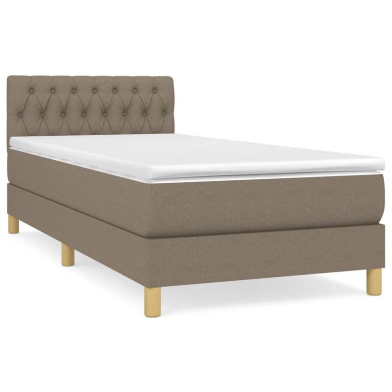 Łóżko kontynentalne WaszeMeble 90x190 cm Brązowe WM-3140821 1 szt.