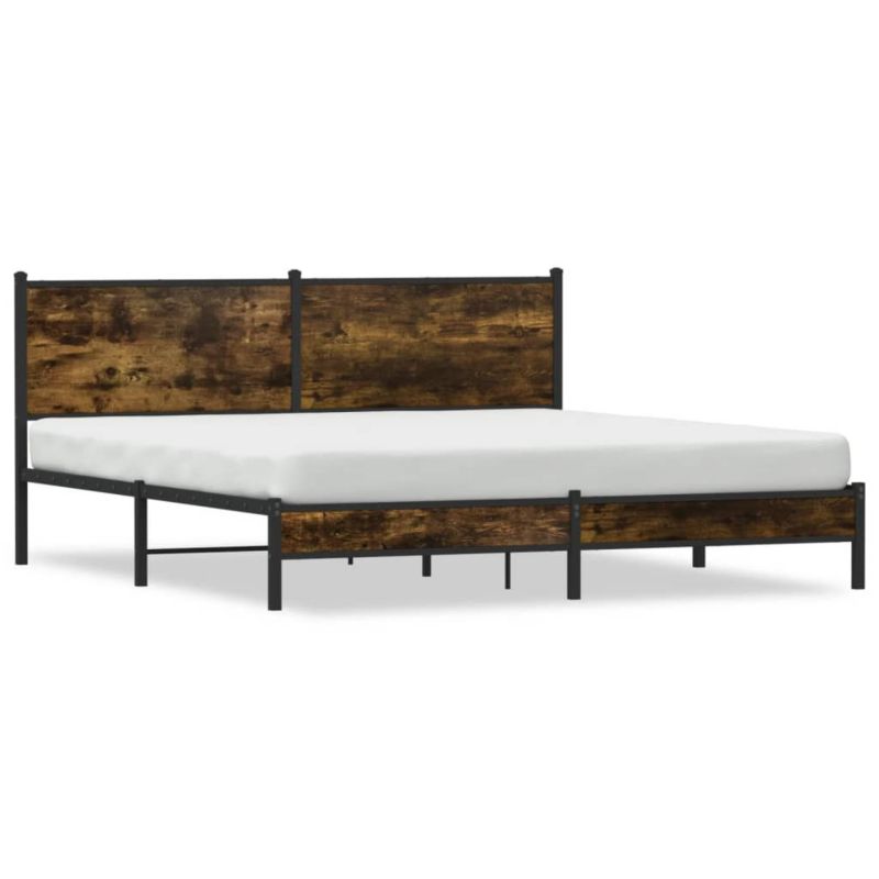 Łóżko metalowe WaszeMeble 160x200 cm dąb WM-4007817 1 szt.