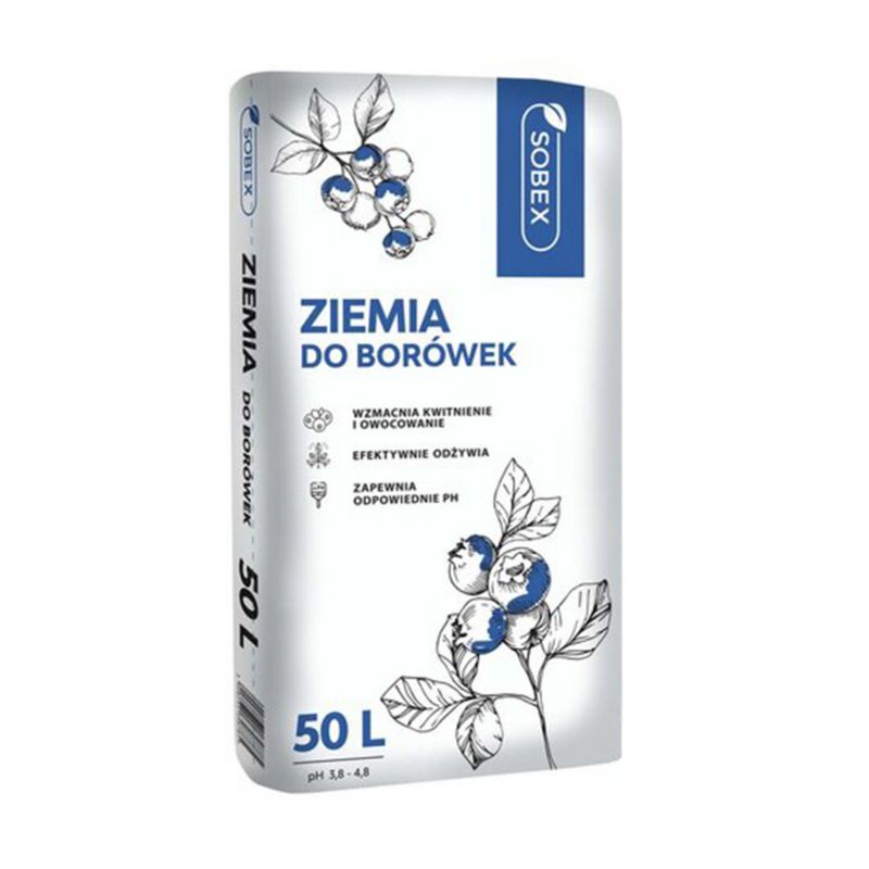 Ziemia do borówek 50l, SOBEX, 1 szt.