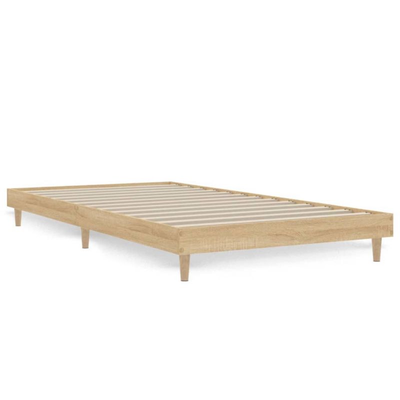 Łóżko drewniane WaszeMeble 100x200 cm brązowe WM-832056 1 szt.