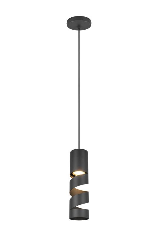 Lampa wisząca Trio Stream 3964 czarna do kuchni 1xGU10 x 1 szt.