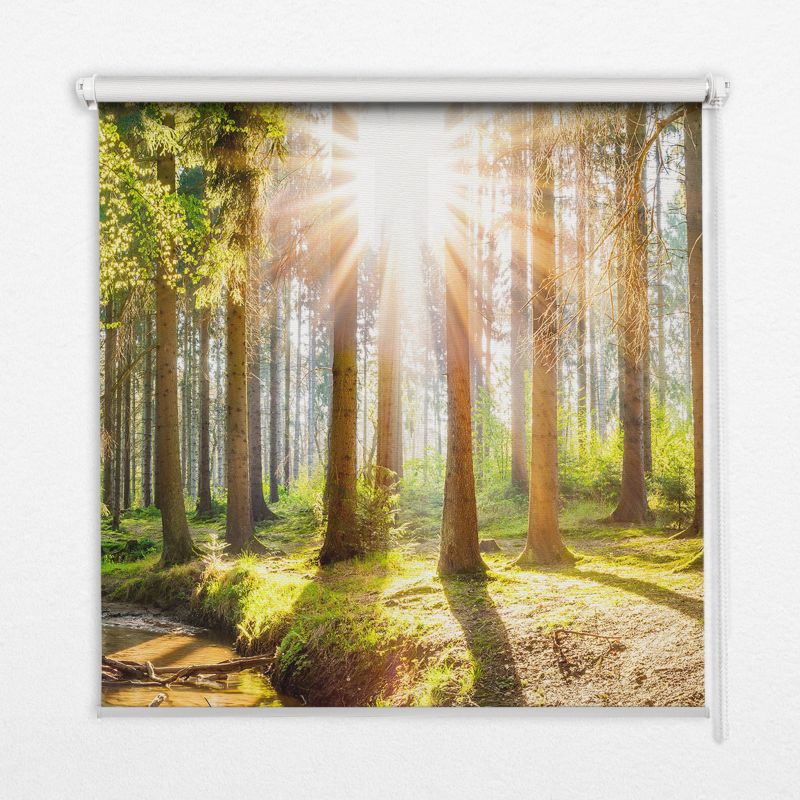 Roleta przepuszczająca światło Tulup 130x240 cm Słońce w Drzewach 1 szt.