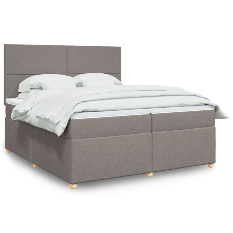 Łóżko kontynentalne WaszeMeble 200x200 cm Brązowe WM-3291384 1 szt.
