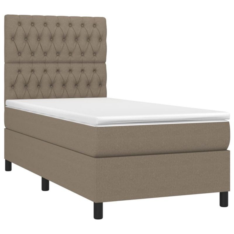 Łóżko kontynentalne WaszeMeble 100x200 cm Brązowe WM-3135097 1 szt.