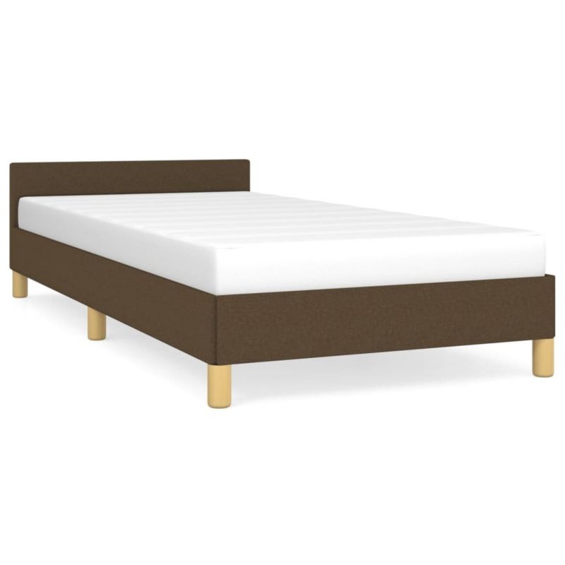 Łóżko tapicerowane WaszeMeble 100x200 cm Brązowe WM-347394 1 szt.