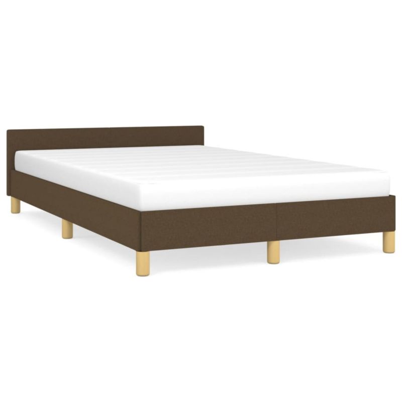 Łóżko tapicerowane WaszeMeble 120x200 cm Brązowe WM-347402 1 szt.