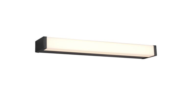 Kinkiet ścienny Trio Fabio czarno-biały do łazienki LED 6W 3000K 700lm IP44 wym: 3,8 x 42,5 x 42,5 cm - 1 szt.