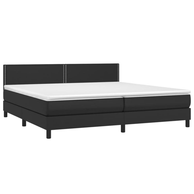 Łóżko kontynentalne WaszeMeble 200x200 cm czarna WM-3134183 1 szt.