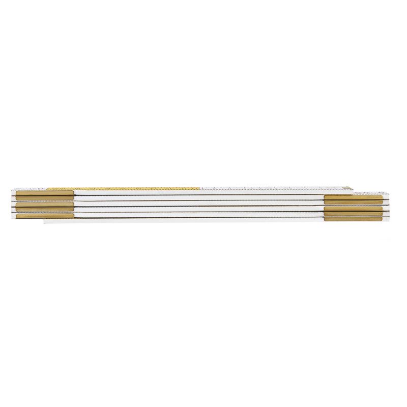 Miara składana NEO TOOLS drewniana 1 m, biało-żółta 1 szt