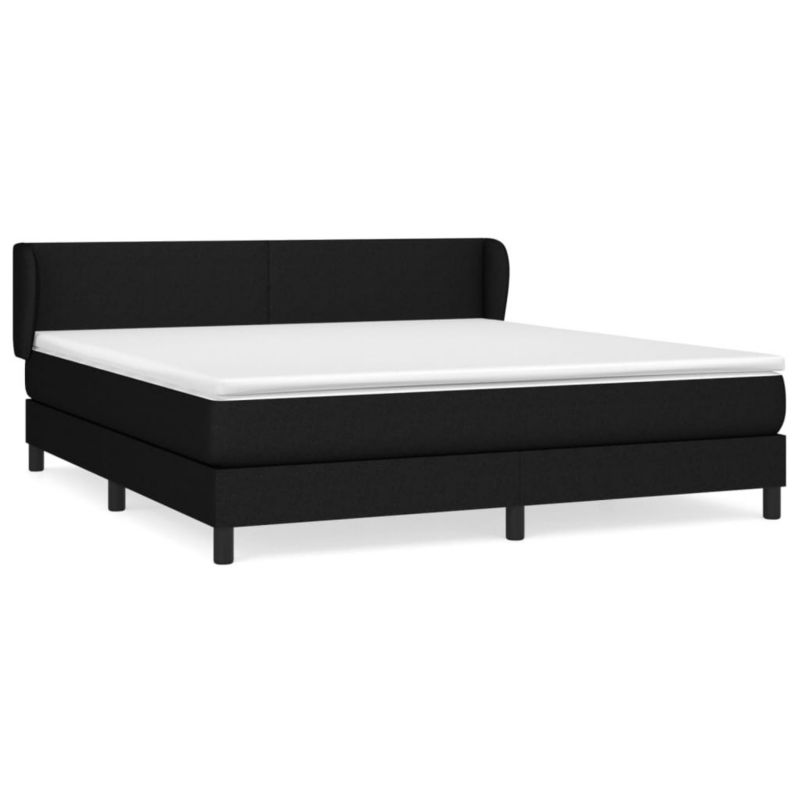 Łóżko kontynentalne WaszeMeble 180x200 cm czarne WM-3126103 1 szt.