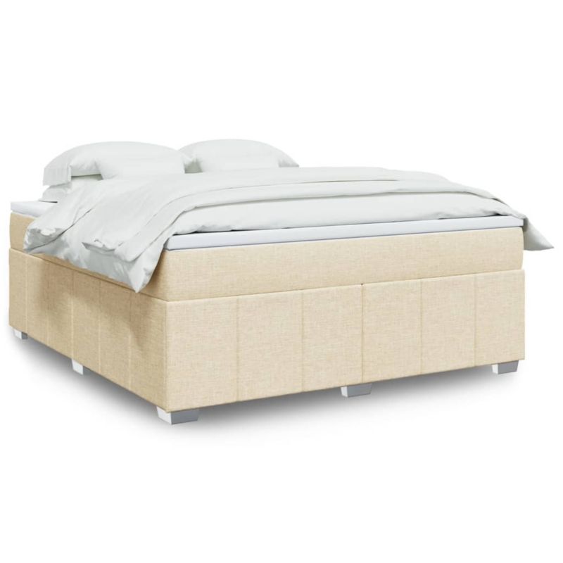 Łóżko kontynentalne WaszeMeble 180x200 cm kremowe WM-3285496 1 szt.