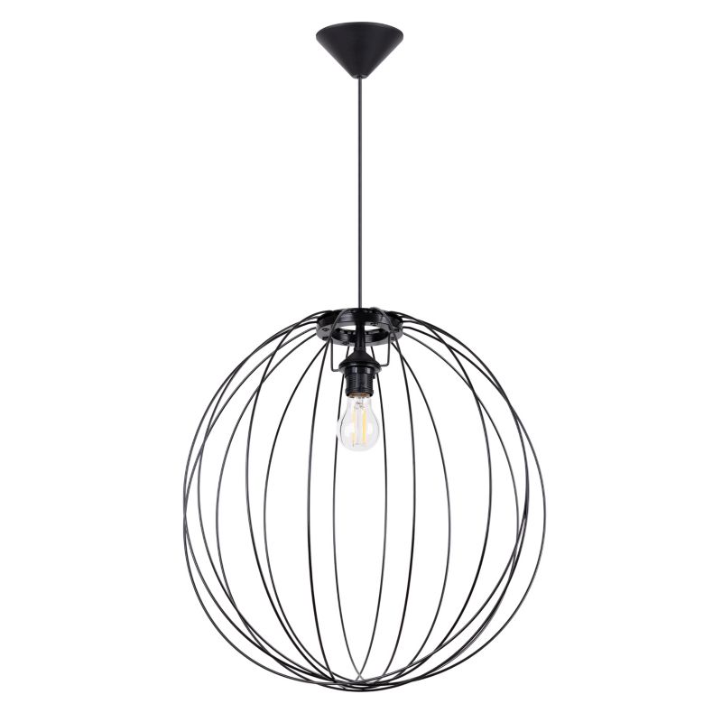 Lampa wisząca Sollux Lighting ZIRO czarna 1 szt.